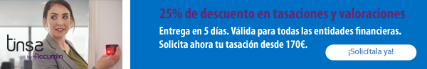 Banner promocional de tasaciones y valoraciones inmobiliarias